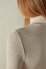Cashmere Rollkragenpullover – Off-White