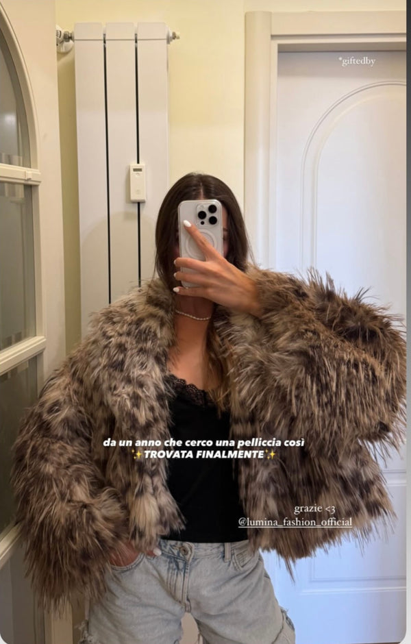 Faux Fur Statement Jacket