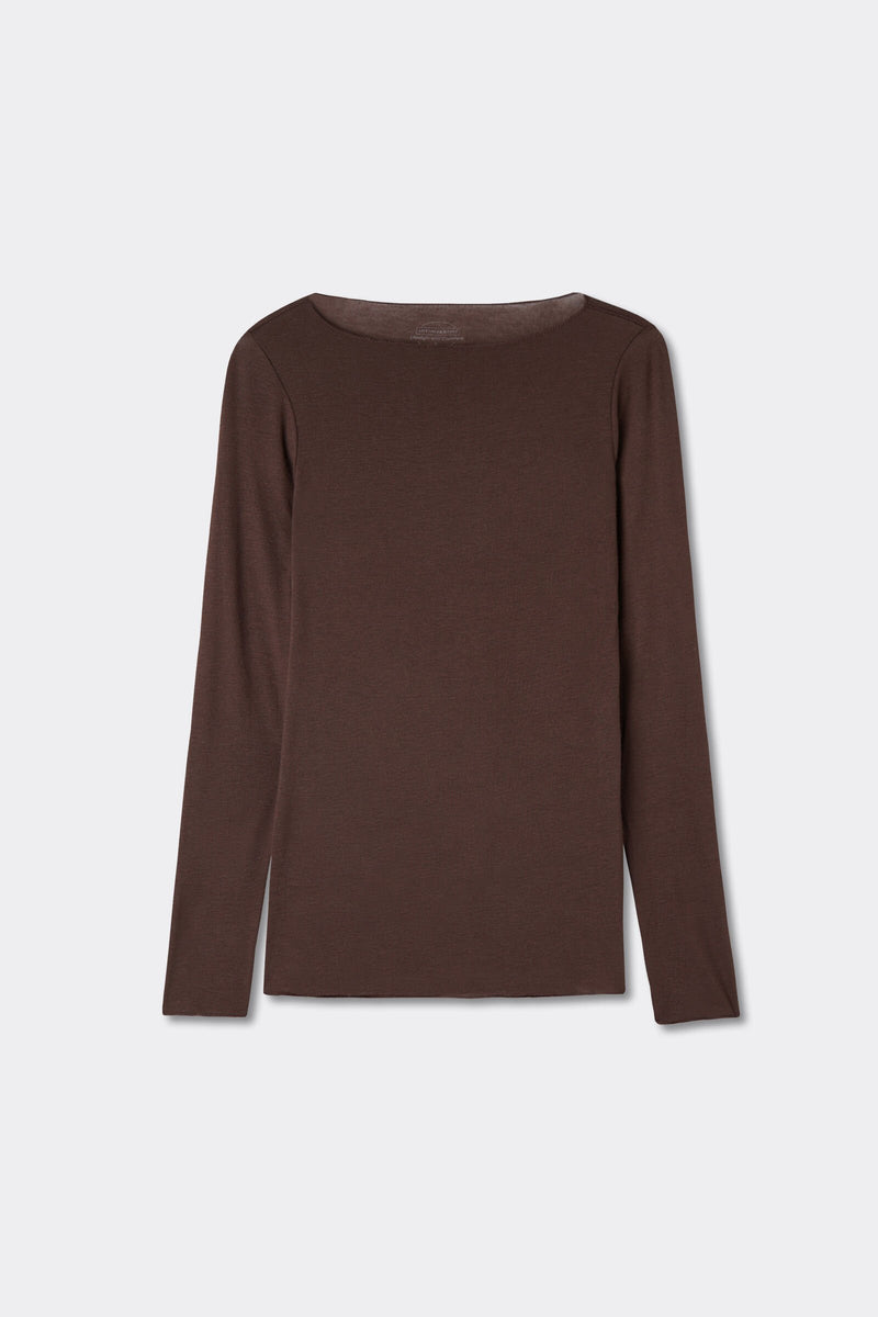 Celeste Cashmere Shirt – Schokobraun