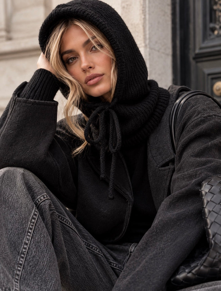 BALACLAVA KNIT – BLACK