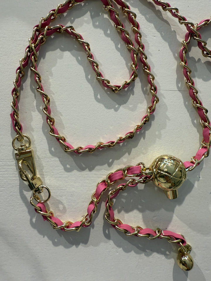 CHAIN DE LUXE – HANDY-KETTE IN PINK & GOLD