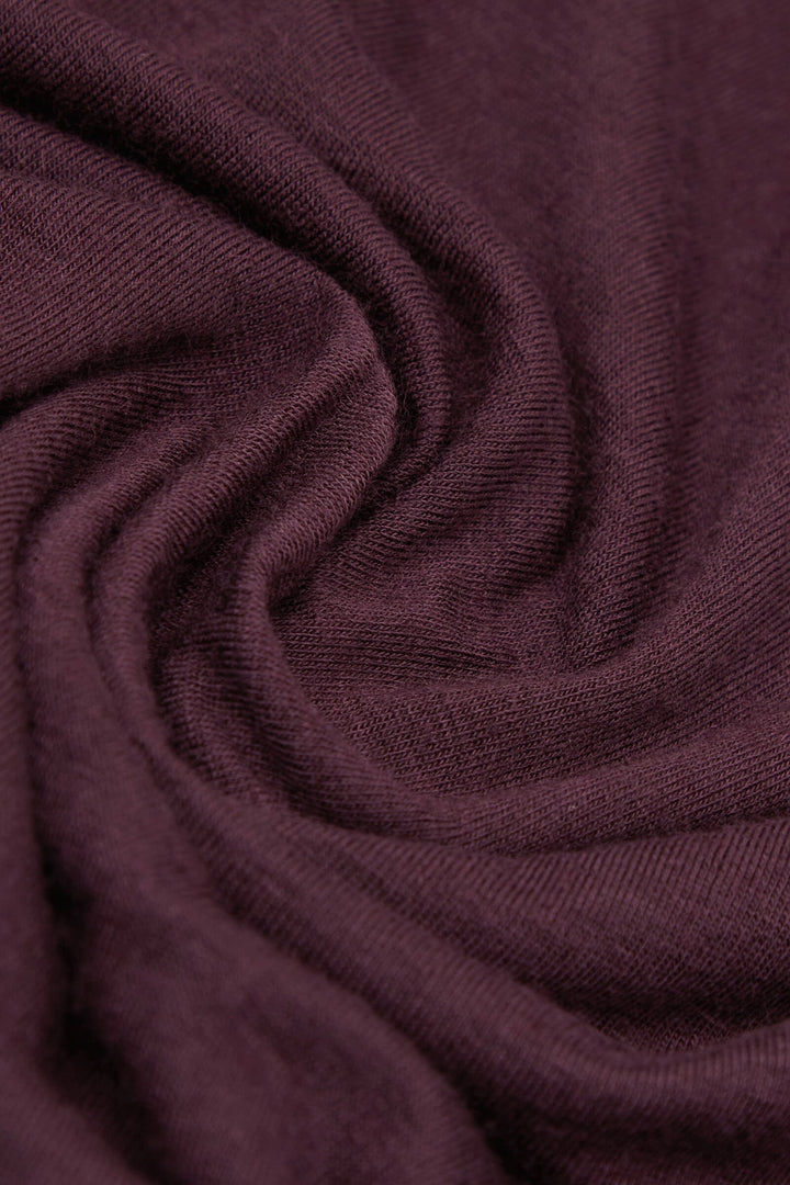 CELESTE CASHMERE SHIRT - BORDEAUX