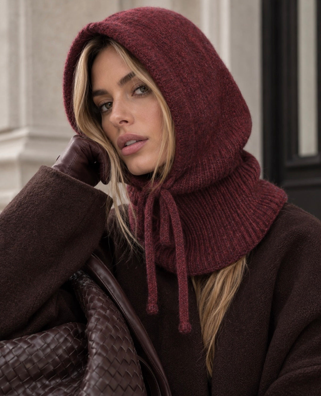 BALACLAVA KNIT – BORDEAUX