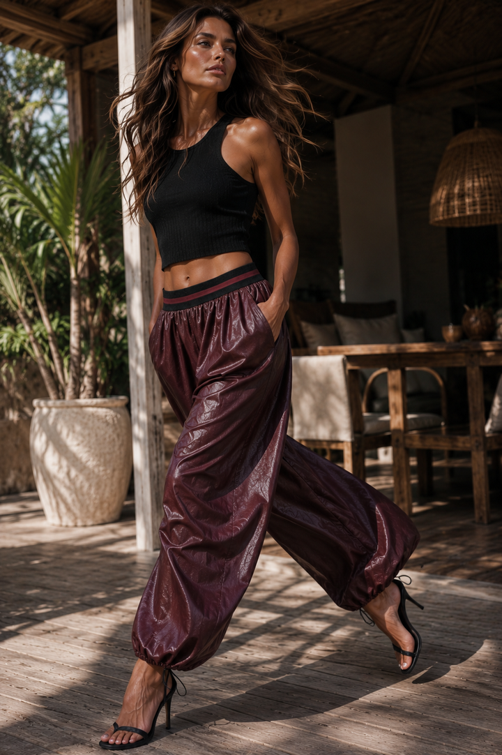 JOLIE PANTS – BORDEAUX