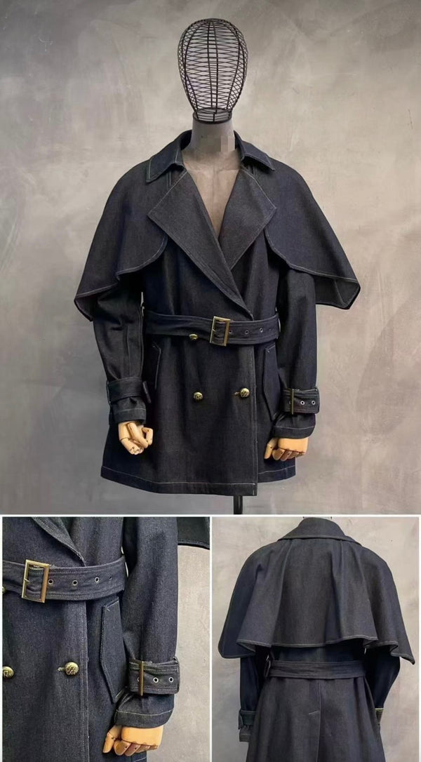 Trenchcoat Midnight Cape