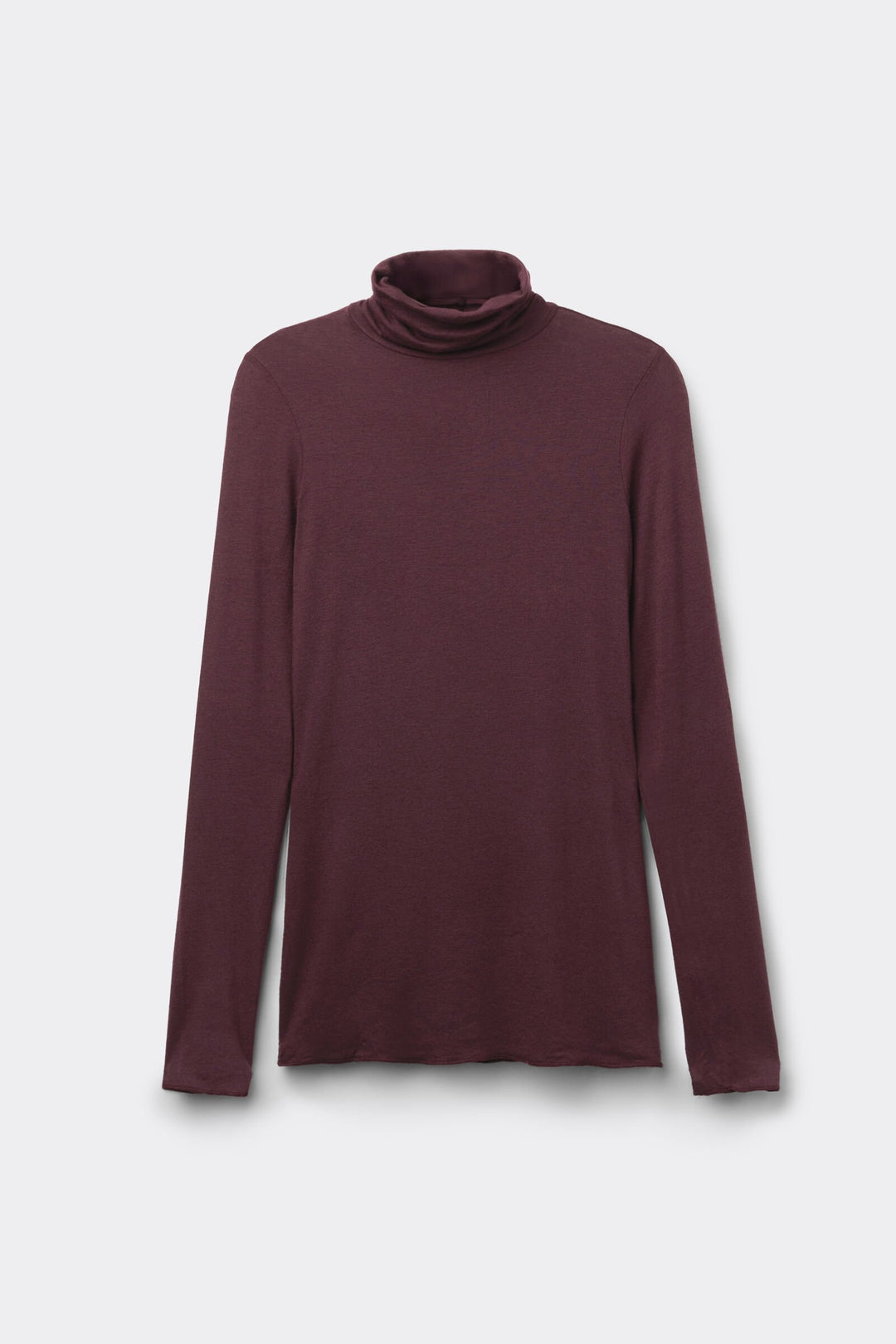 CASHMERE TOUCH ROLLKRAGENPULLOVER - BORDEAUX