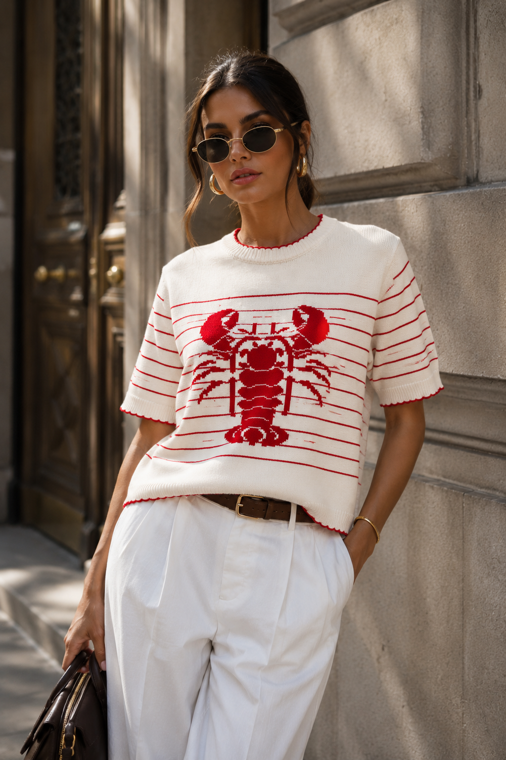 LOBSTER KNIT PULLOVER
