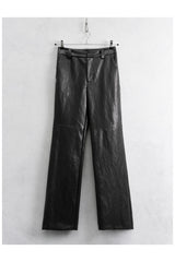 High Rise Leather Pants