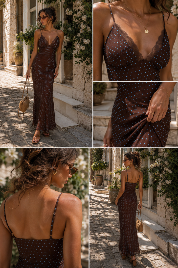 SIENNA DRESS BROWN