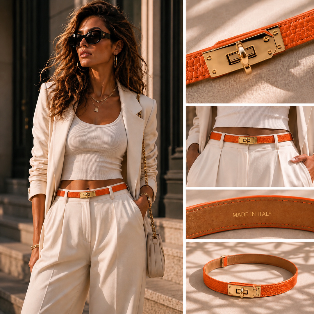 HERITAGE GÜRTEL - ORANGE