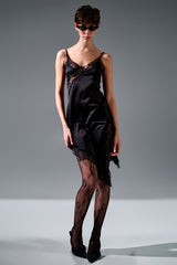 Lace Statement Dress - Black