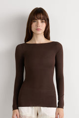 Celeste Cashmere Shirt – Schokobraun