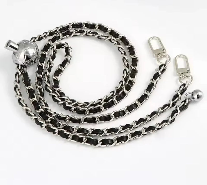 Chain de Luxe – Handy-Kette in Schwarz & Silber