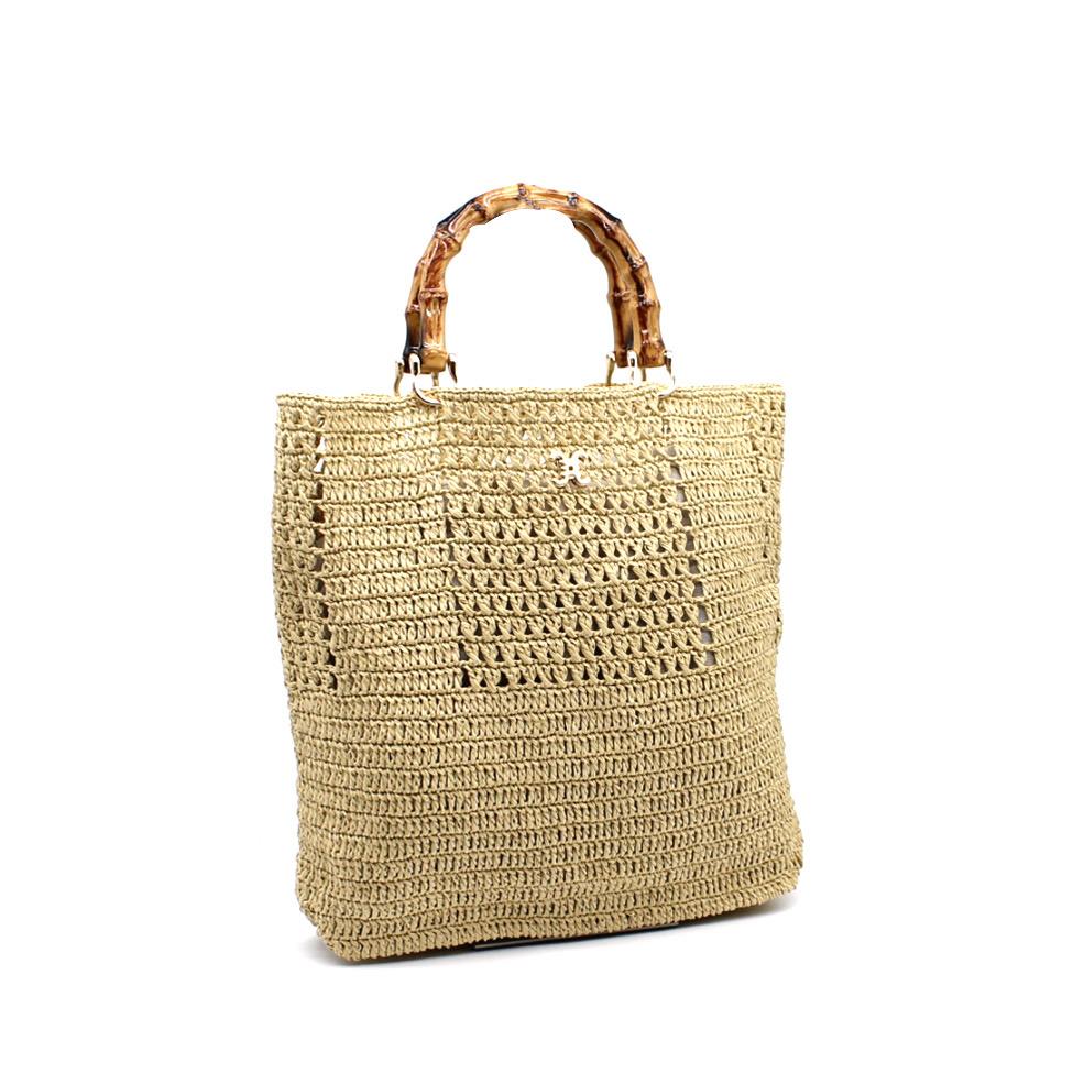 PORTA RAFFIA TOTE – PISTACHIO