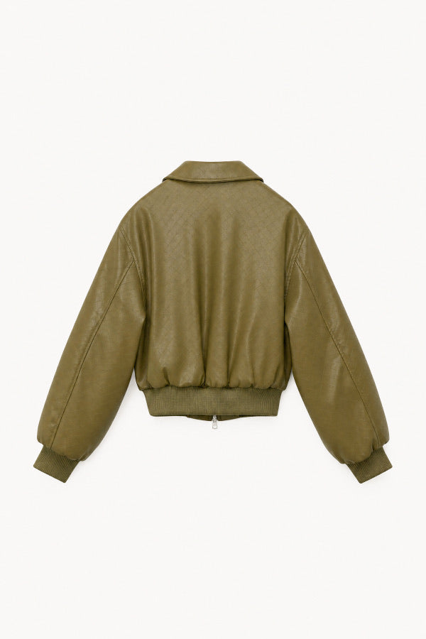 GIULIA BOMBERJACKE - OLIVE