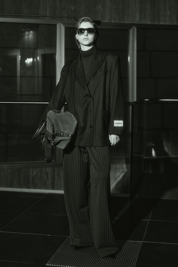 Pinstripe Blazer