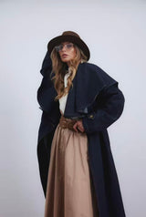 Trenchcoat Blue Élegance