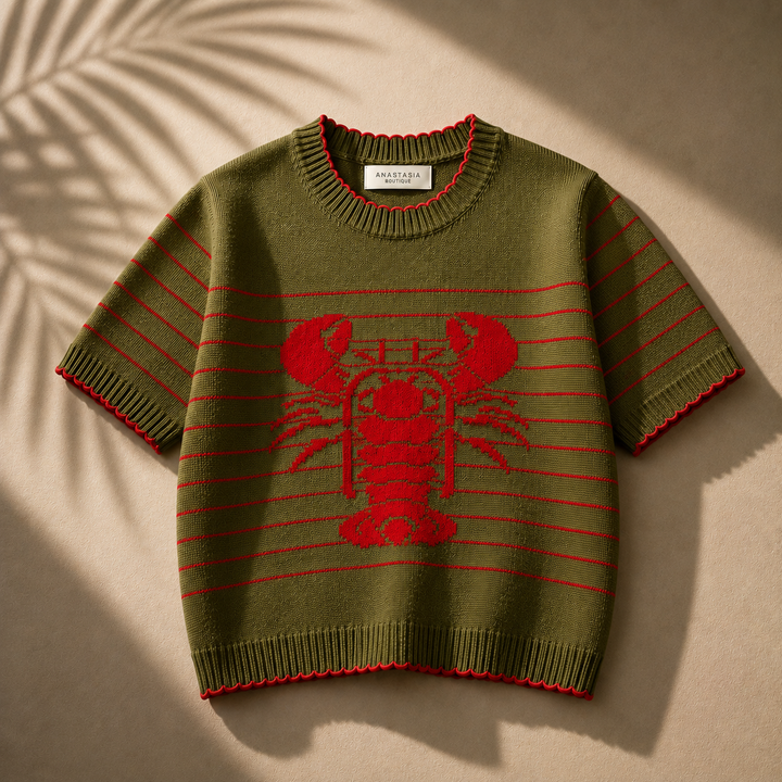 LOBSTER KNIT PULLOVER
