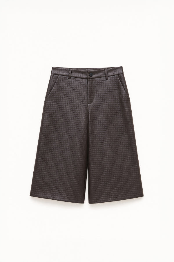 CROCO CULOTTE – BROWN