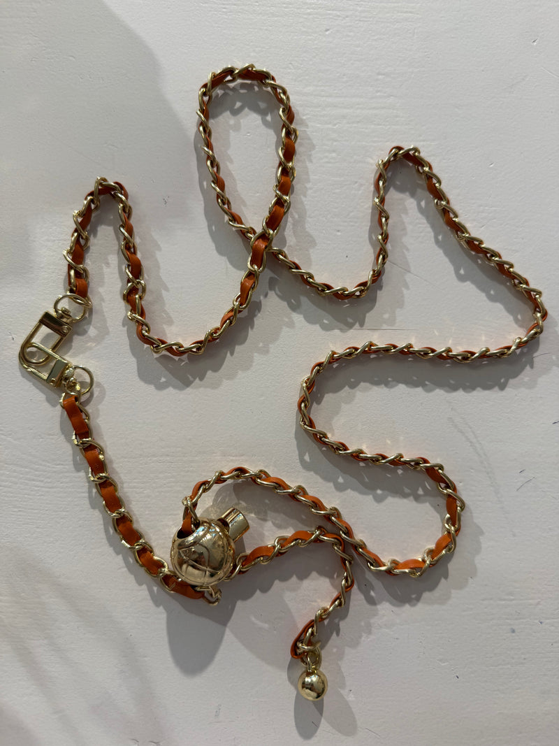 Chain de Luxe – Handy-Kette in Cognac & Gold