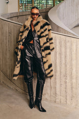High Rise Leather Pants