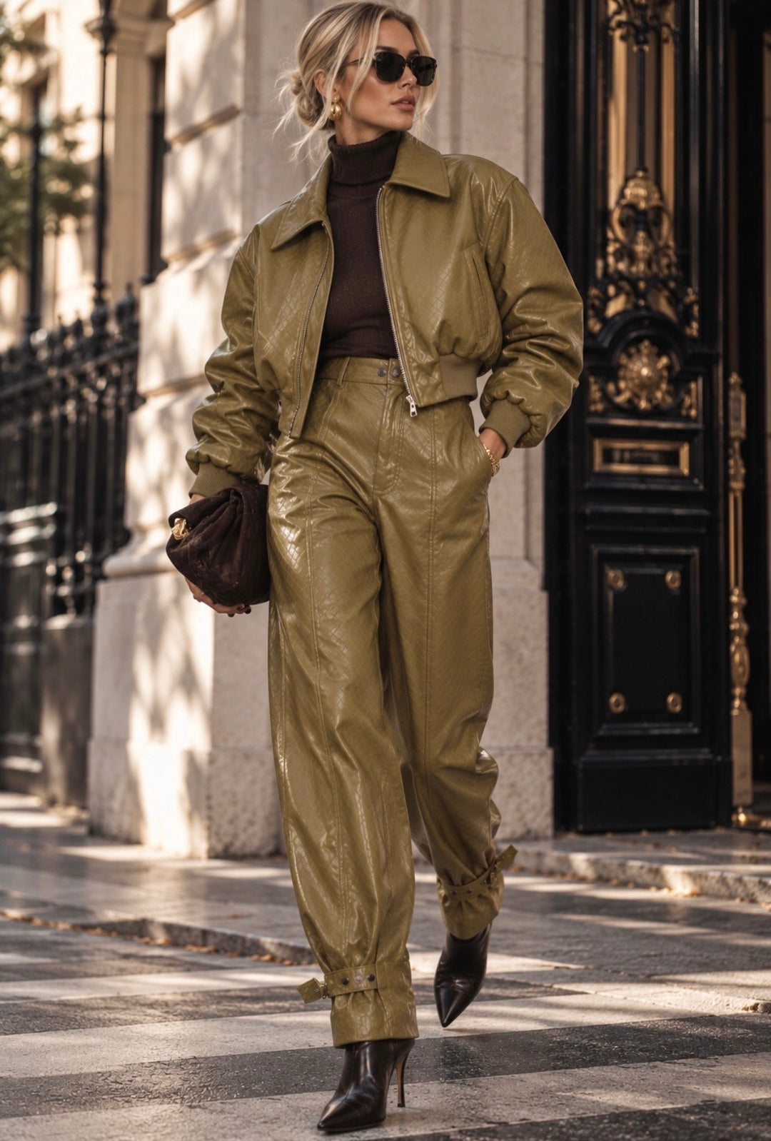 GIULIA PANTS - OLIVE