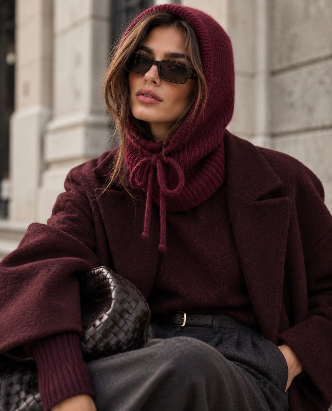 BALACLAVA KNIT – BORDEAUX