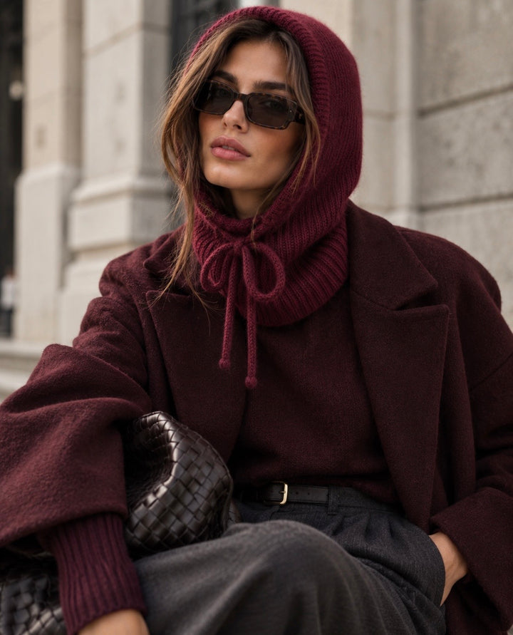 BALACLAVA KNIT – BORDEAUX