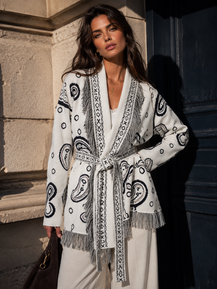 MUI CARDIGAN - OFF-WHITE