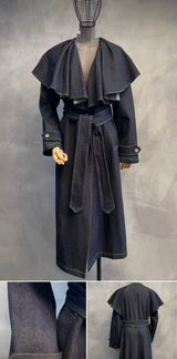 Trenchcoat Blue Élegance