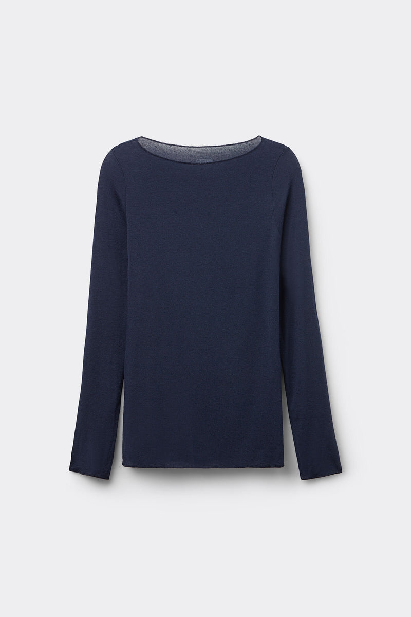 Celeste Cashmere Shirt - Nachtblau