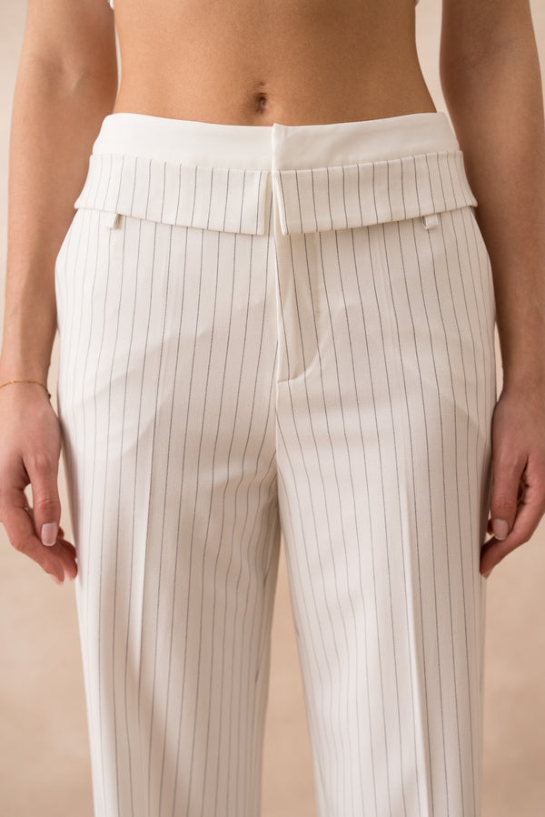 Modern Muse Pants – Off-White Stripe