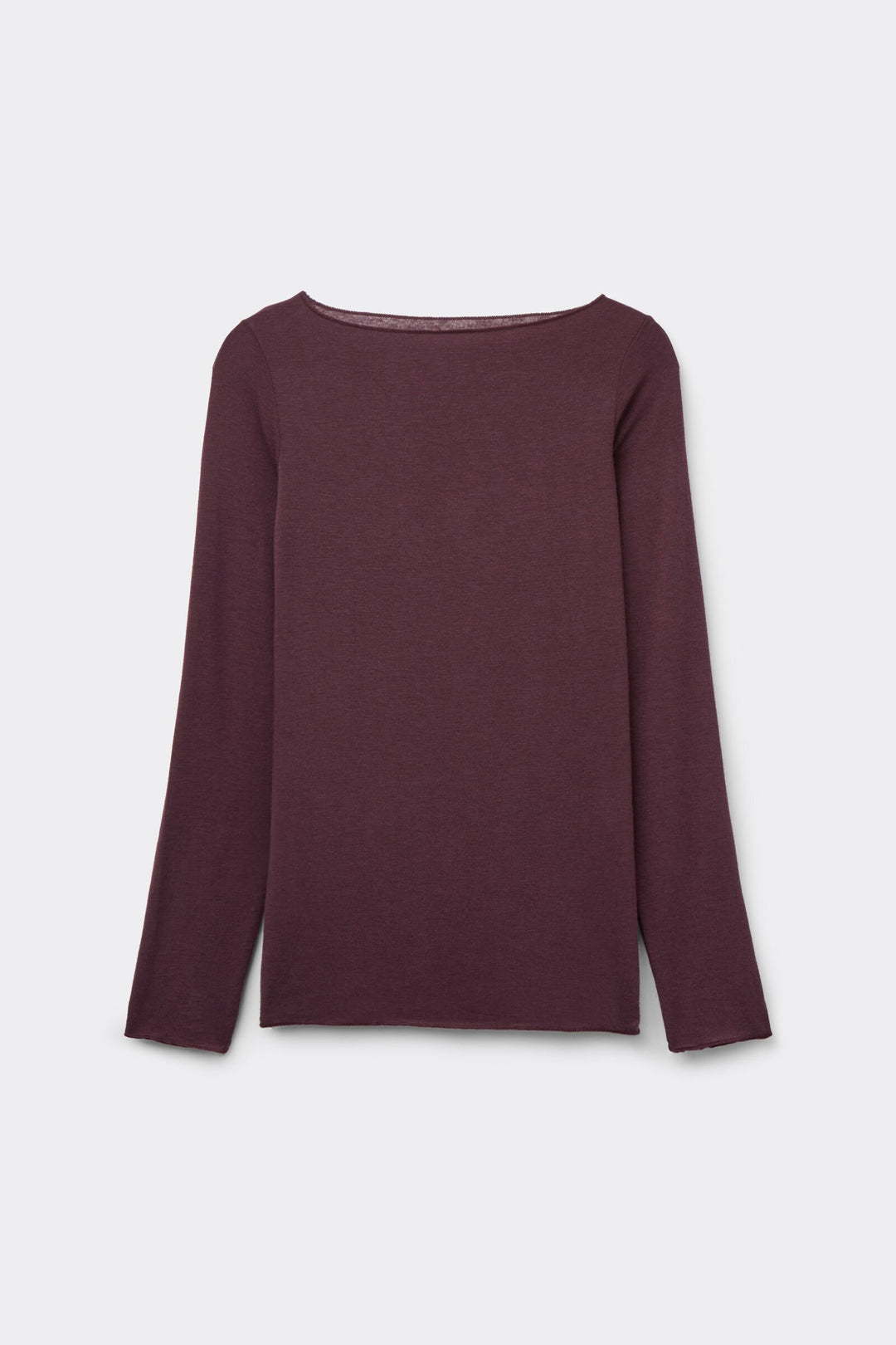CELESTE CASHMERE SHIRT - BORDEAUX