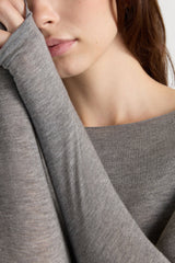 Celeste Cashmere Shirt – Hellgrau