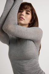 Celeste Cashmere Shirt – Hellgrau