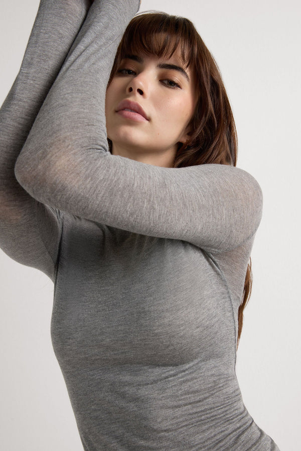 Celeste Cashmere Shirt – Hellgrau