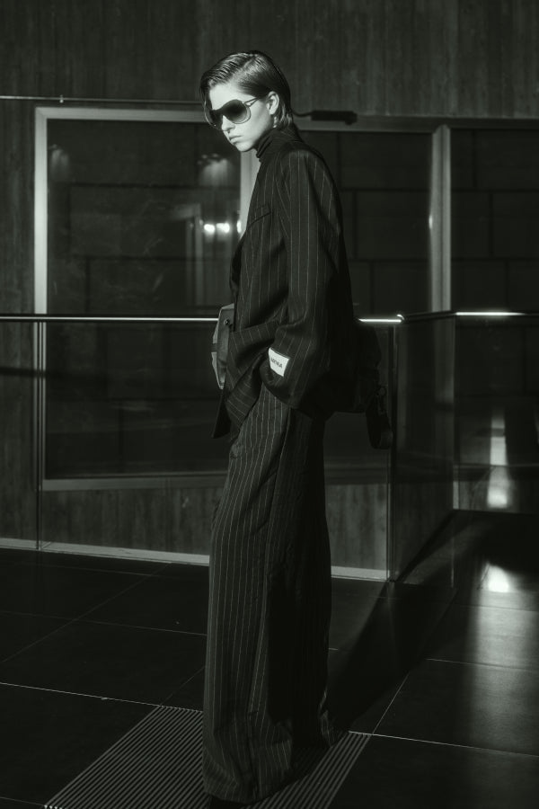 Pinstripe Blazer