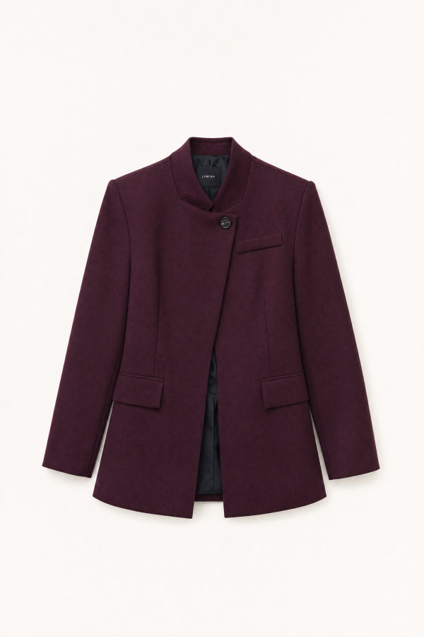 AMARA BLAZER – BURGUNDY