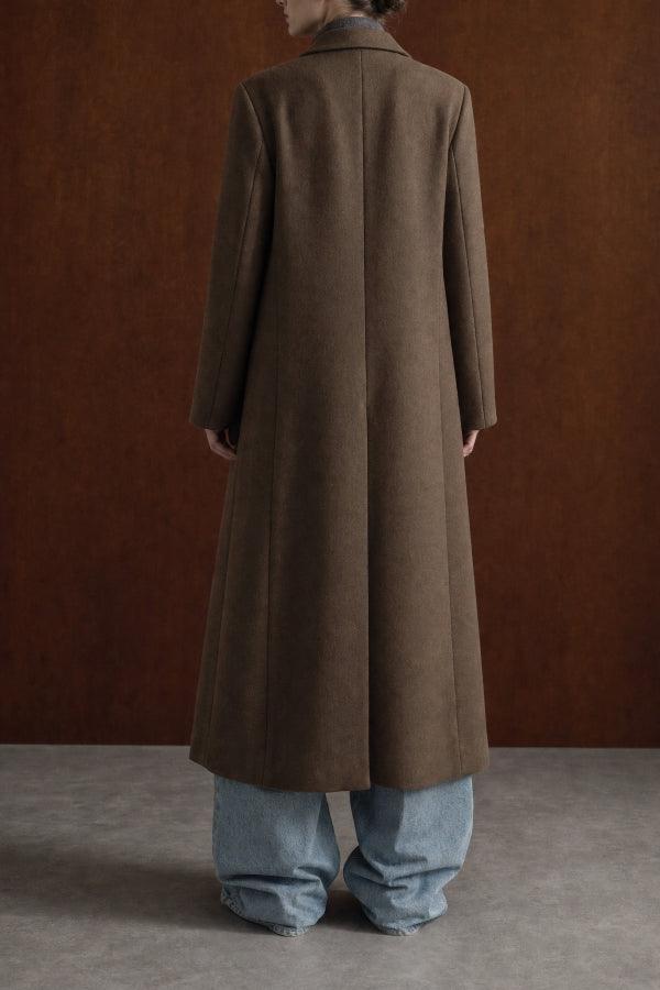 THE SIGNATURE COAT - CHOCOLATE