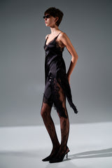 Lace Statement Dress - Black