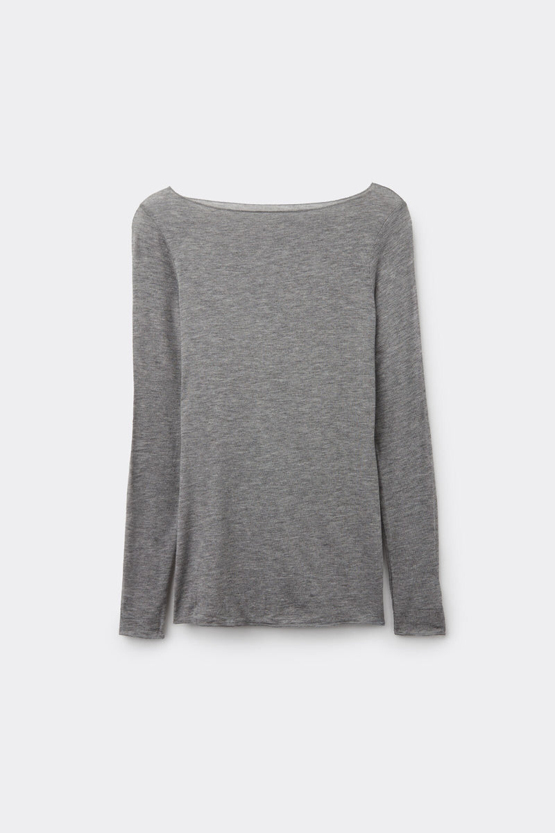 Celeste Cashmere Shirt – Hellgrau