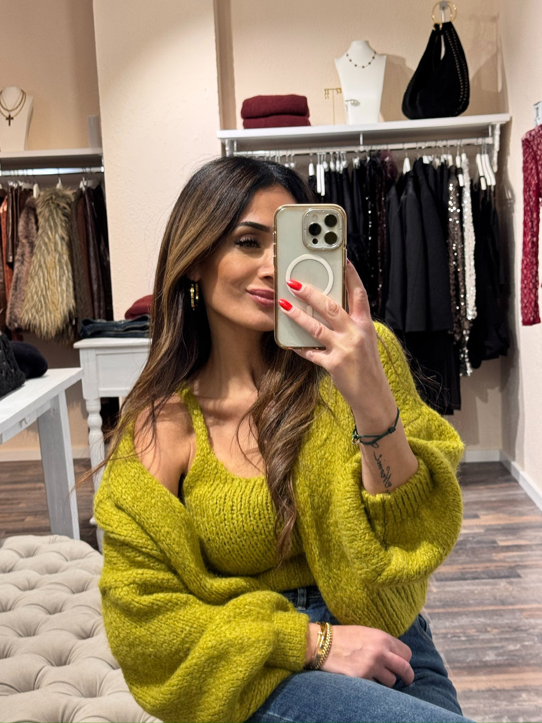 ALESSIA TWINSET – LIME