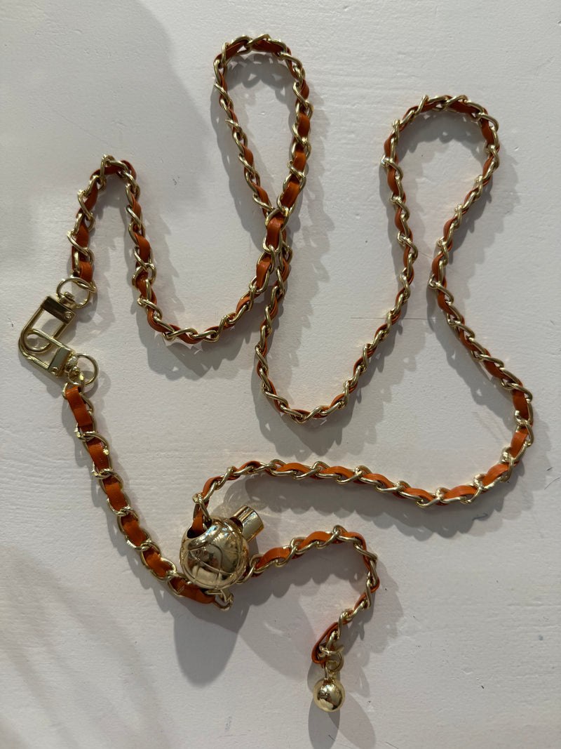 Chain de Luxe – Handy-Kette in Cognac & Gold