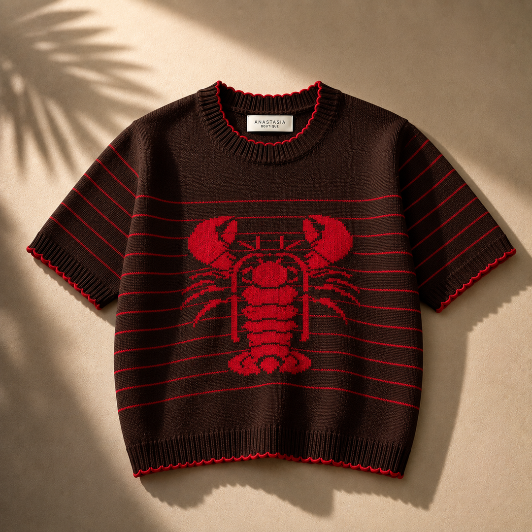 LOBSTER KNIT PULLOVER