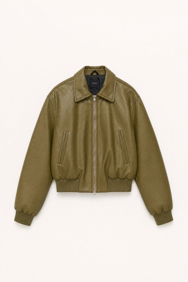 GIULIA BOMBERJACKE - OLIVE