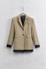 Lace Accent Suit Set