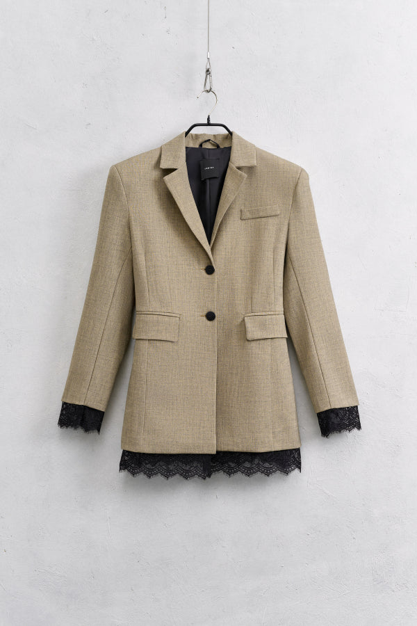 Lace Accent Suit Set