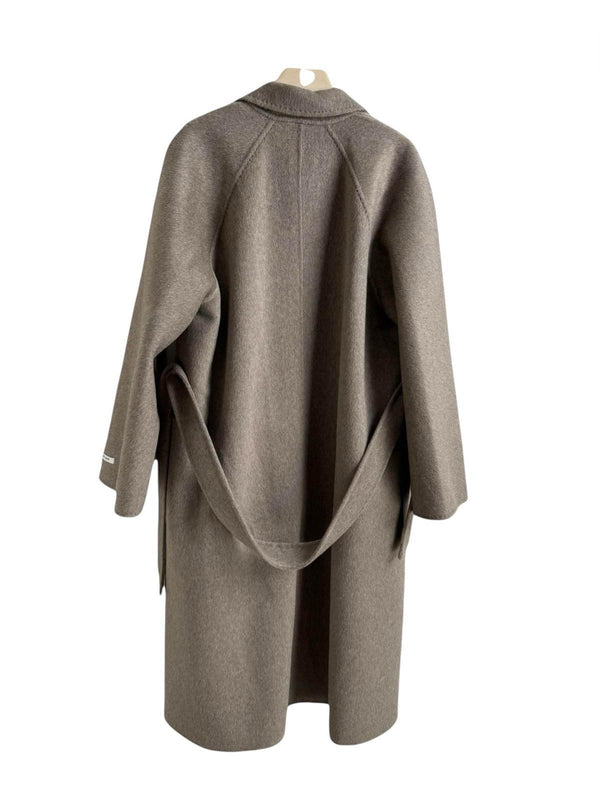 Woll-Cashmere Mantel  – Taupe