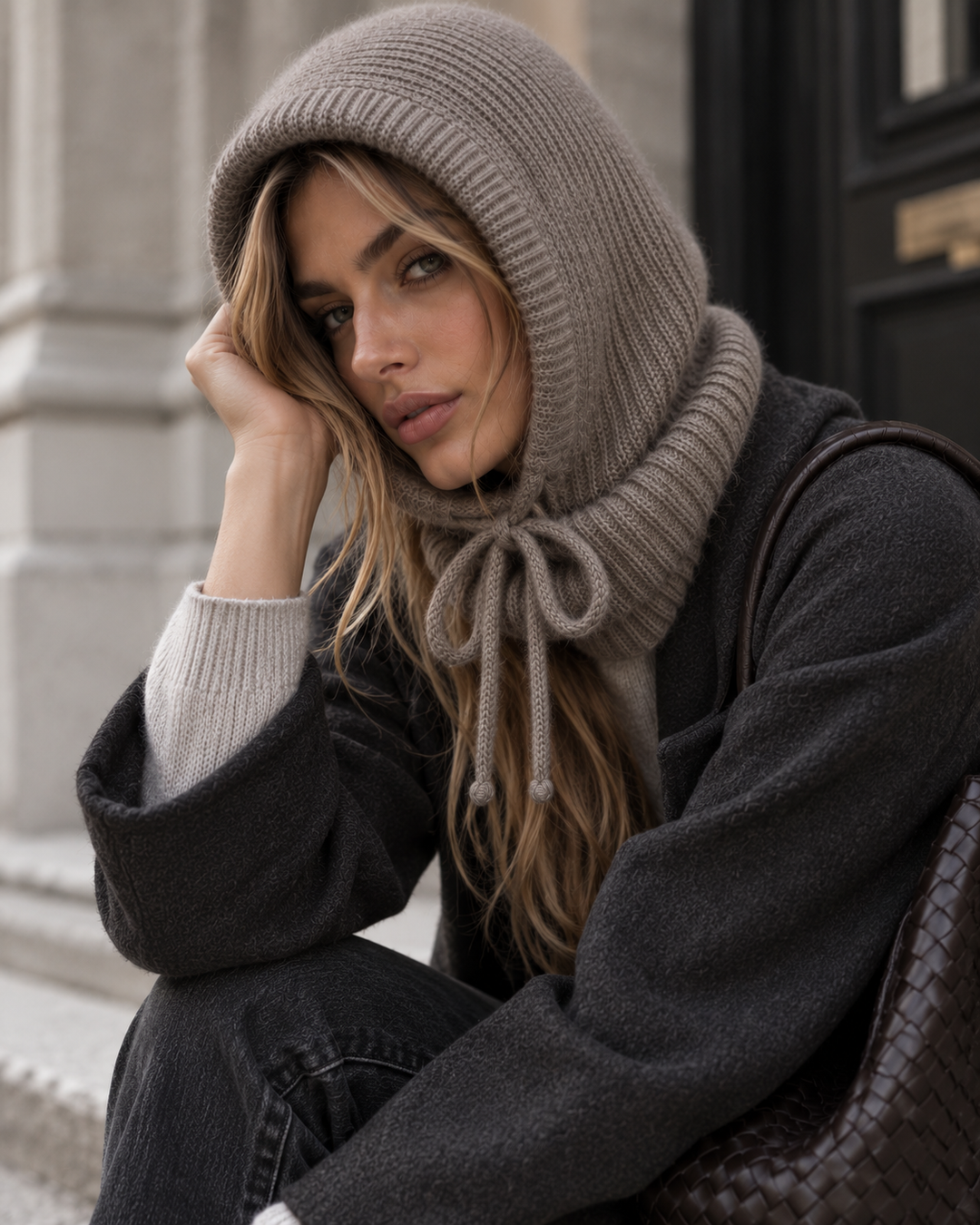 BALACLAVA KNIT – TAUPE