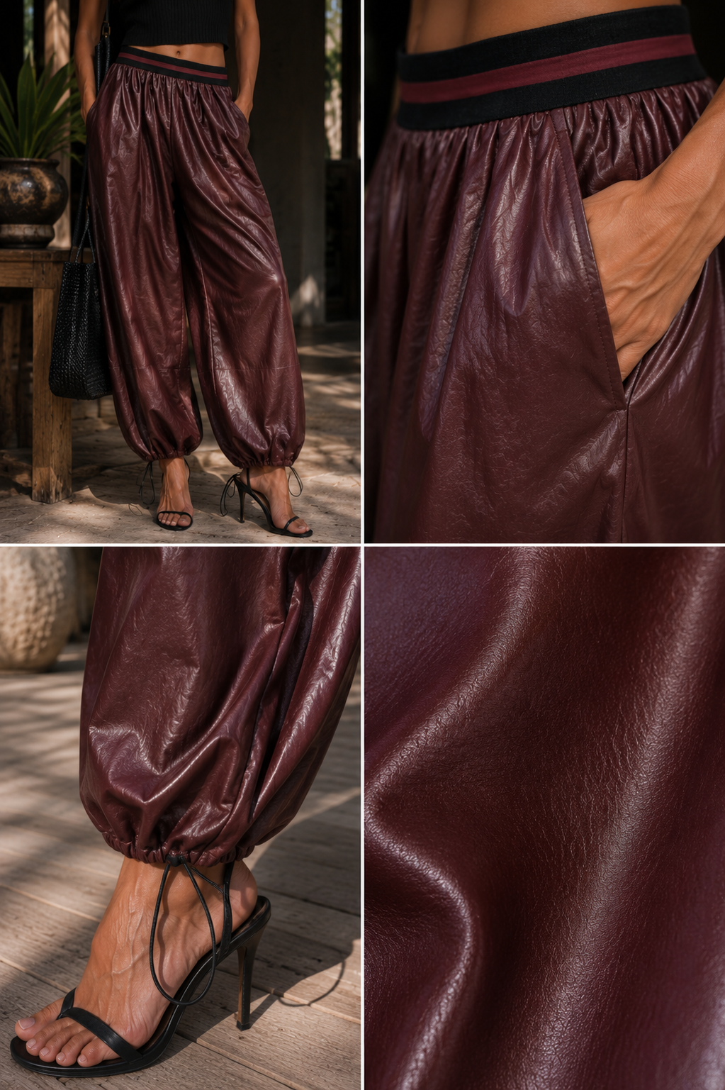 JOLIE PANTS – BORDEAUX